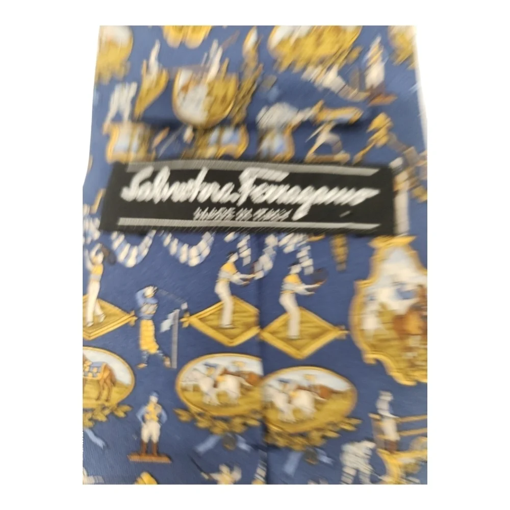 Ferragamo silk‎ tie New